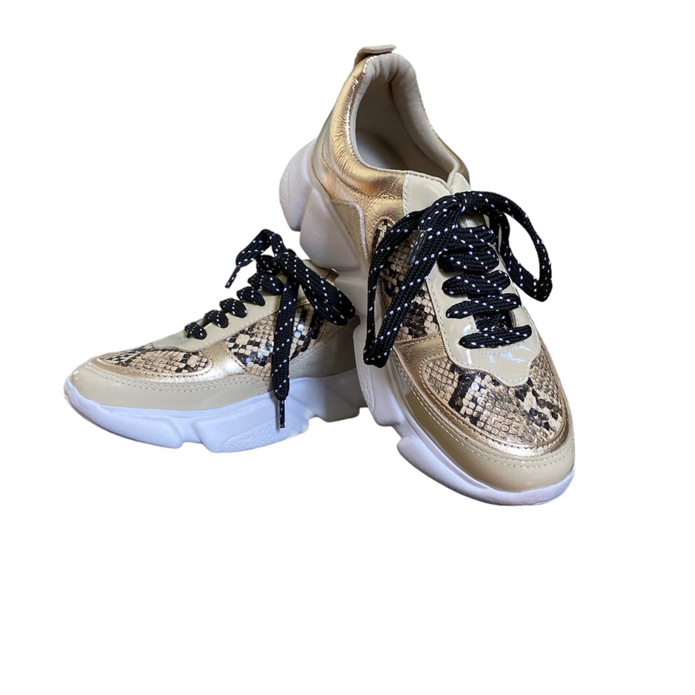 NIB Yogi Samra Parker Sneakers in Snake Print